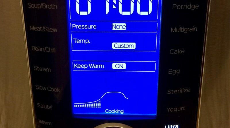 Instant Pot Ultra Custom Temperature Control